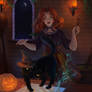 A Cat And It's Witch