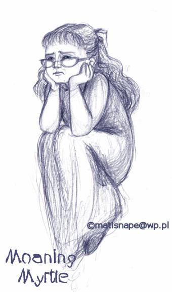 Moaning Myrtle Drawing Related Keywords & Suggestions - Moan