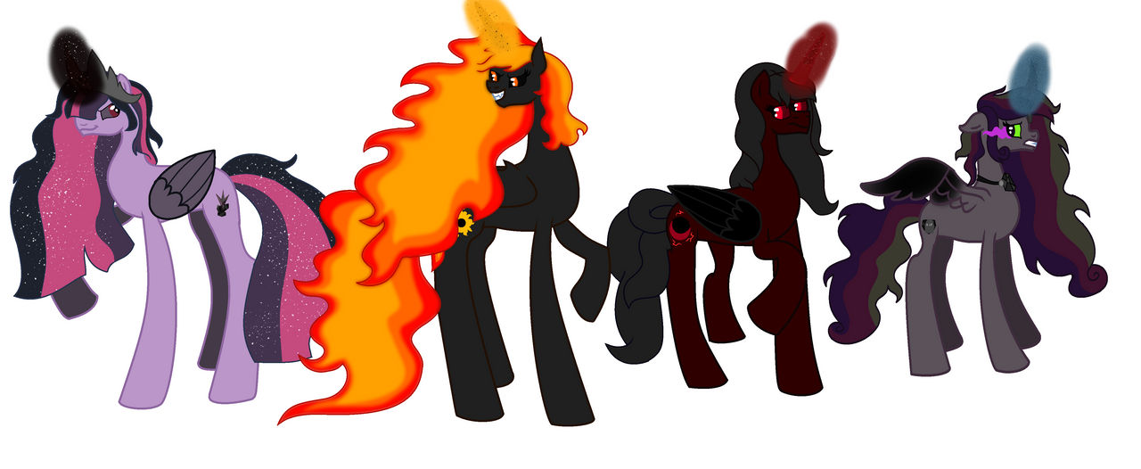 Mlp Evil Ruler Oc My evil princesses by SunnySkies43 on DeviantArt