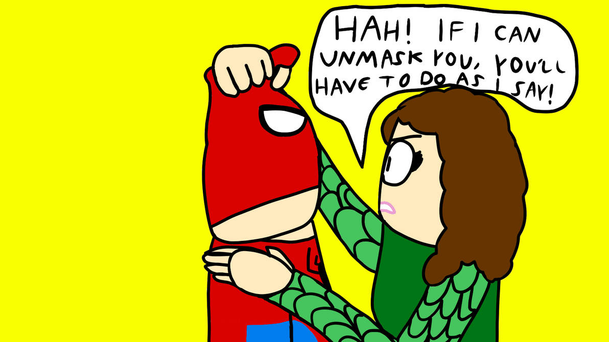 Princess Python Fight Princess Python Tries to Unmask Spider-Man by Doodler3158 on DeviantArt