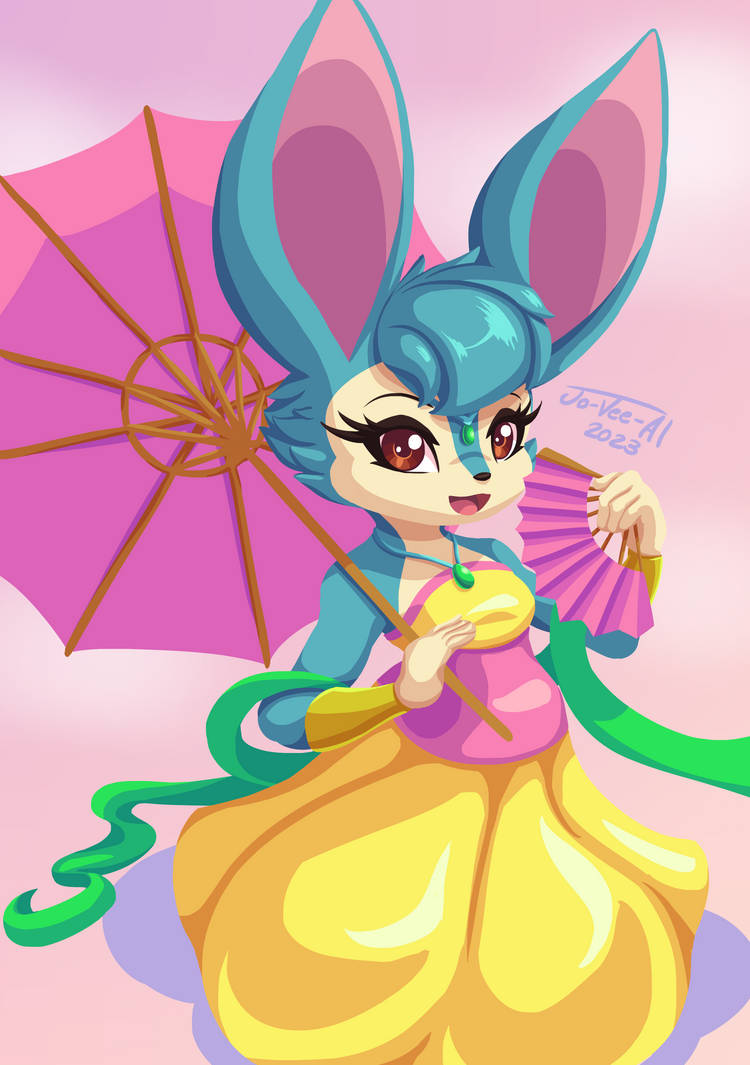Lantu Blue Rabbit Princess Lantu by Jo-Vee-Al on DeviantArt
