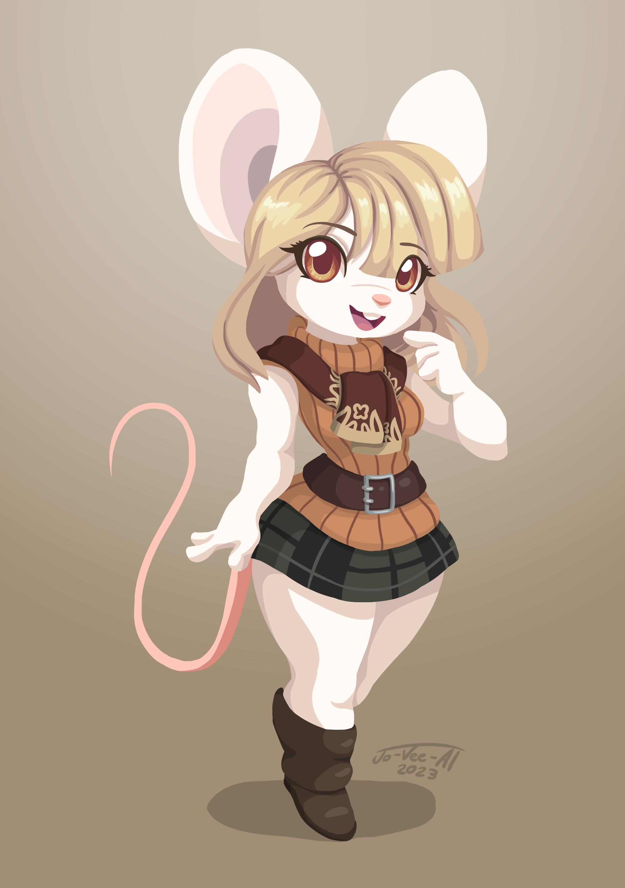 Tiny Mouse Ashley by JamoART on DeviantArt