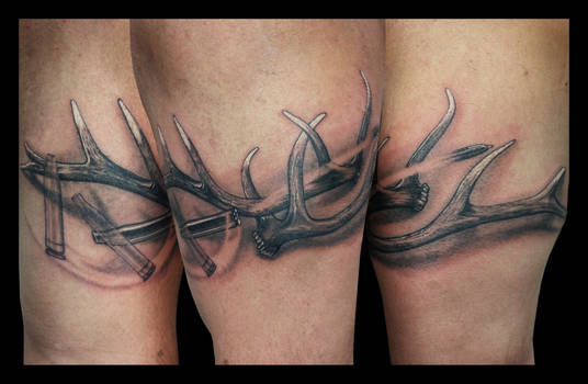 Elk Antler tattoo