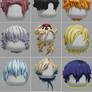 11x Anime Hair Roblox UGC 3D Model || Blender
