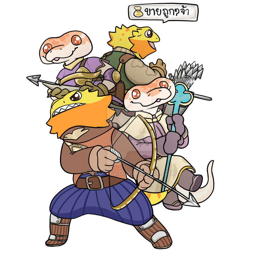 fanart Ragnarok online style reptiles by nalintj on DeviantArt