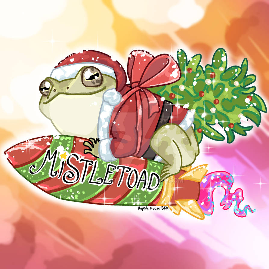 Misteltoad Merry Christmas Mistle-Toad by nalintj on DeviantArt