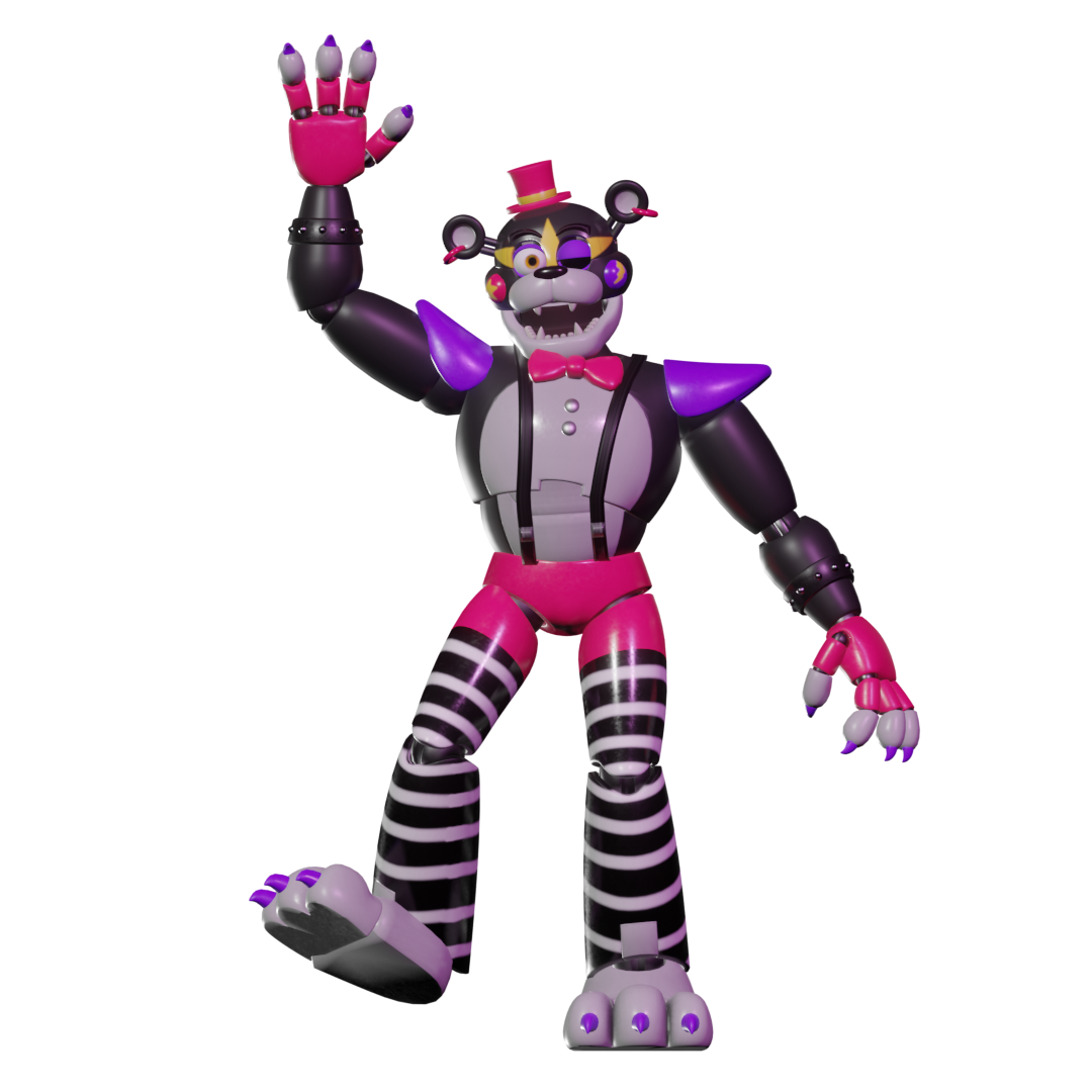 Glamrock Bonnie over Freddy [Five Nights at Freddy's Security Breach] [Mods]