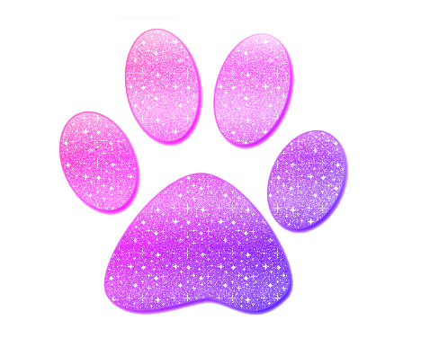 Glitter Paw PNG