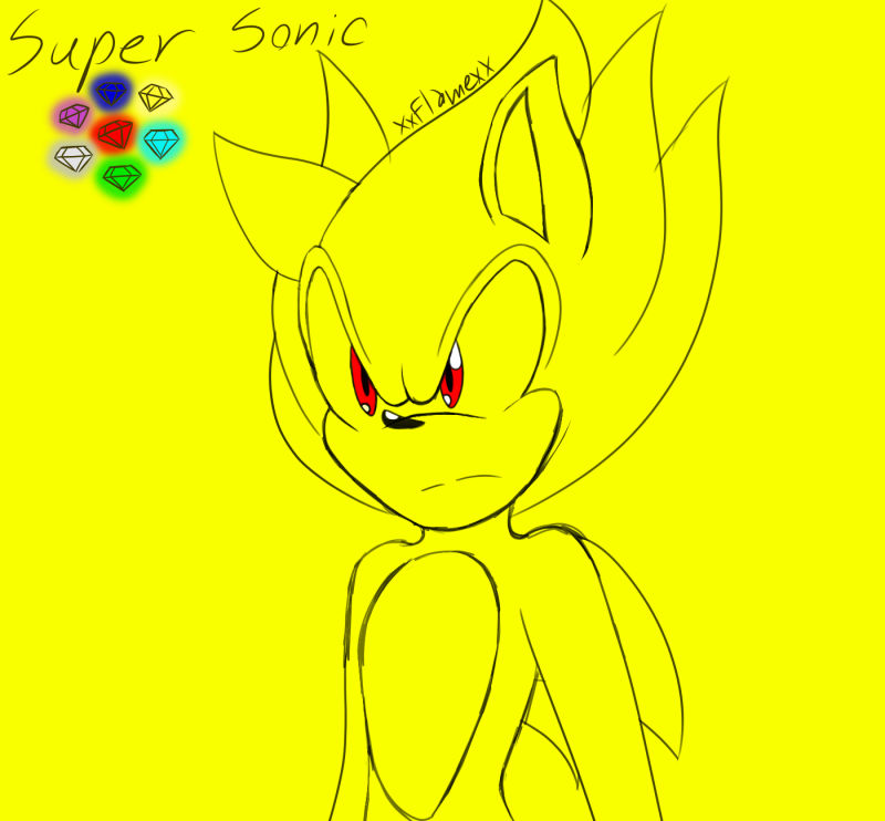 Super Sonic(Seven Colors) by XxFlamexX14 on DeviantArt