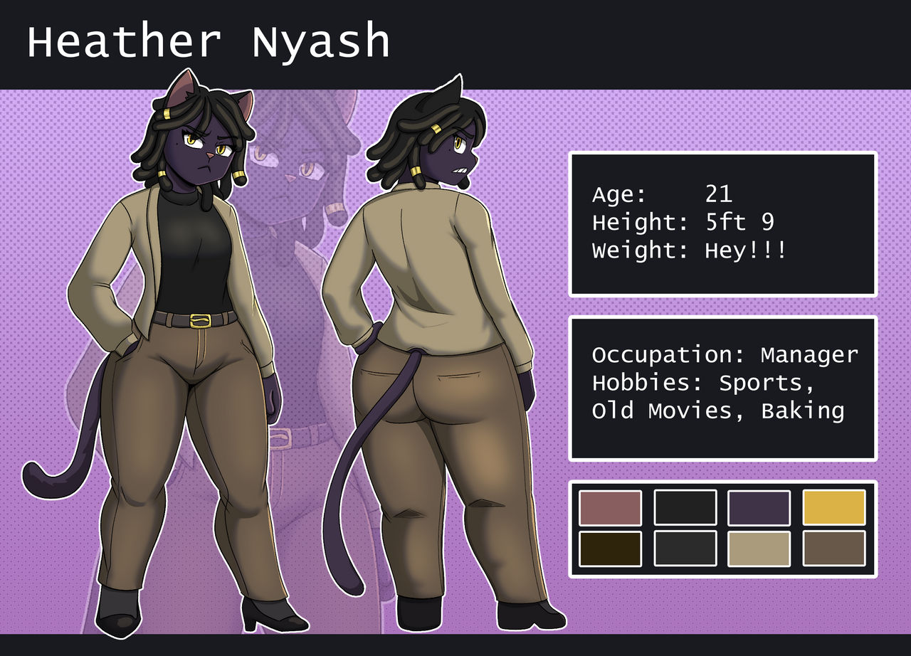 Reference Sheet: Heather Nyash