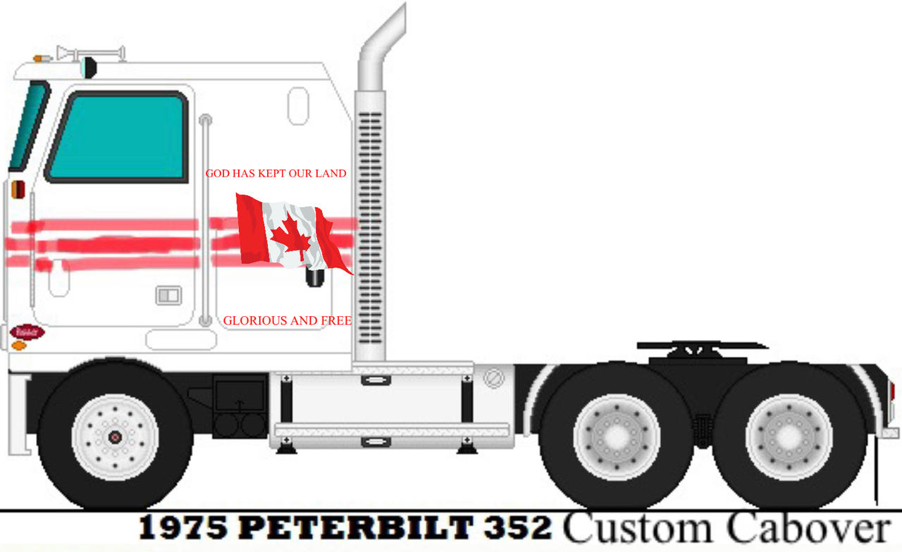 1975 Peterbilt 352 Custom Cabover by Peterbiltguy834 on DeviantArt