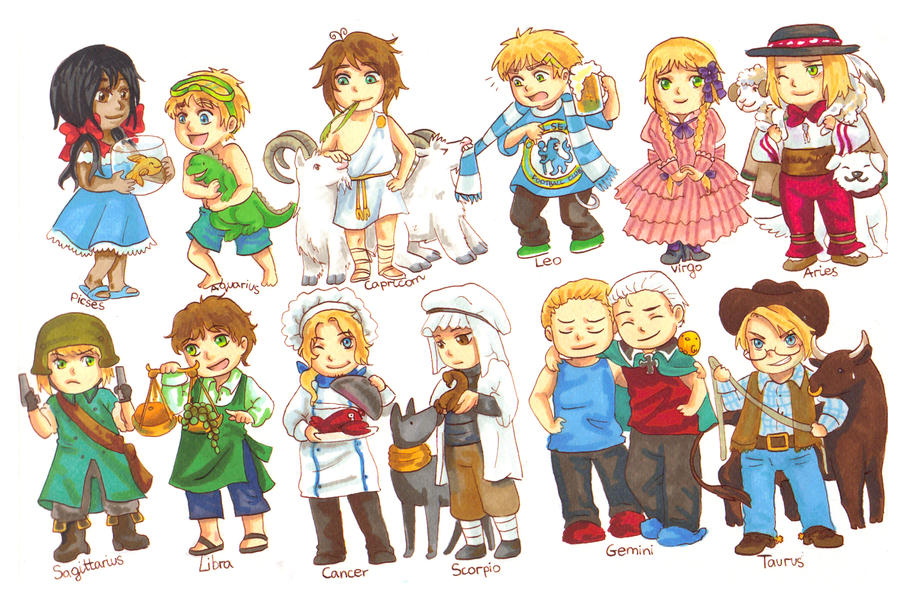 APH: Chibi Zodiac