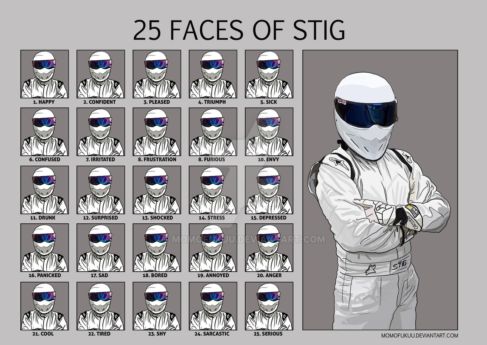 25 Faces Of Stig