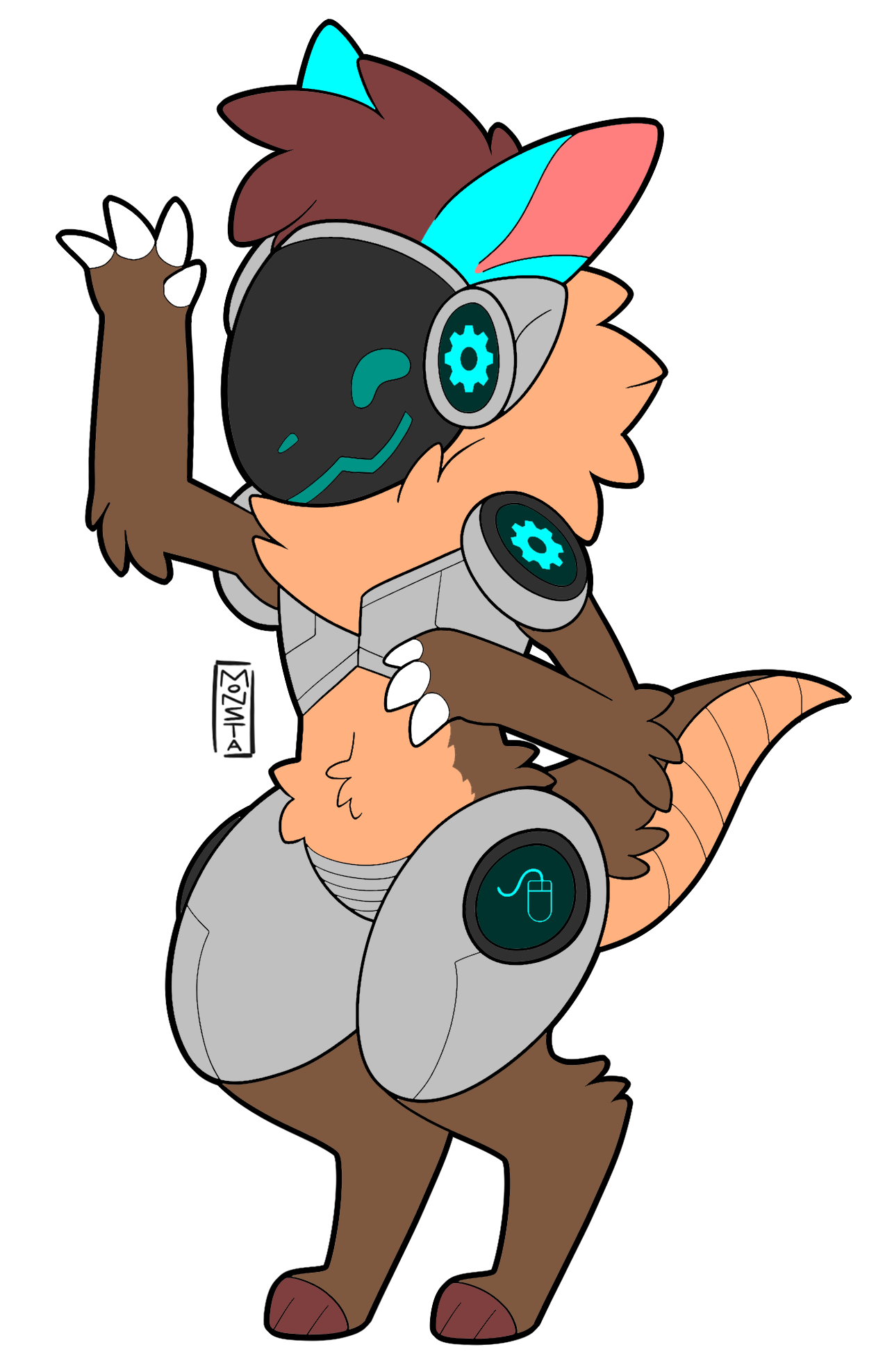 Just a protogen (art by me) : r/protogen