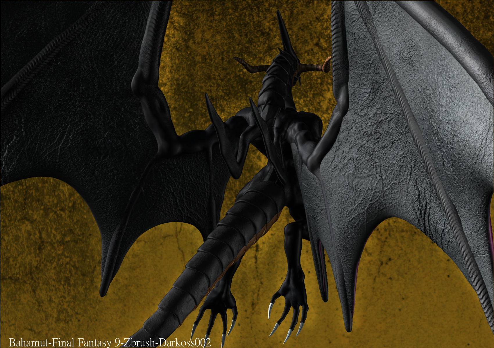 Bahamut FF9 (Final Fantasy IX) Back