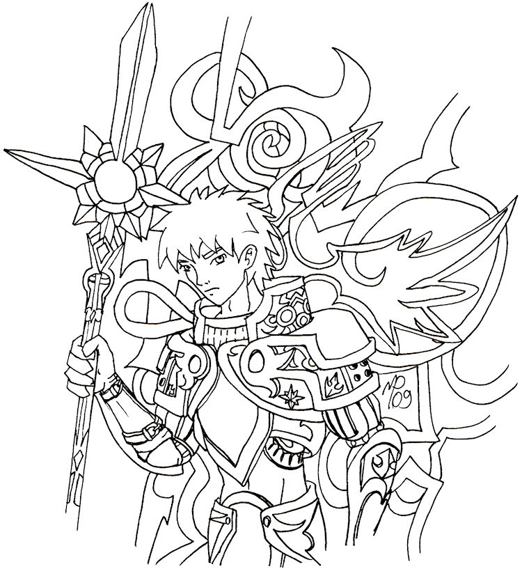 Magnus Drawing Magnus - Original by UltimeciaFFB on DeviantArt