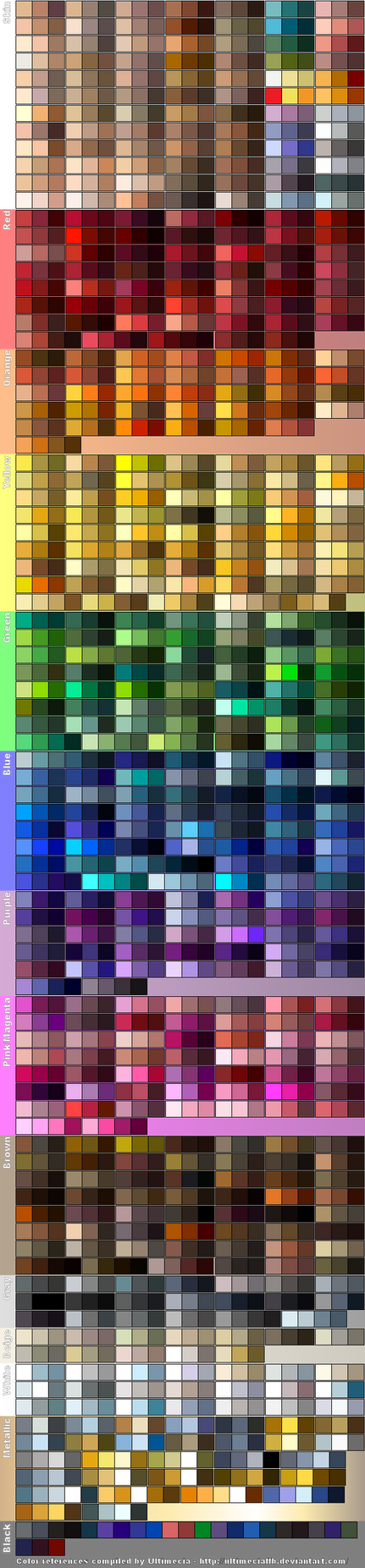 Color References 5 by UltimeciaFFB on DeviantArt