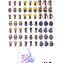 Sprite Sheet - FFX-2 Set 2