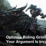 Optimus Riding Grimlock