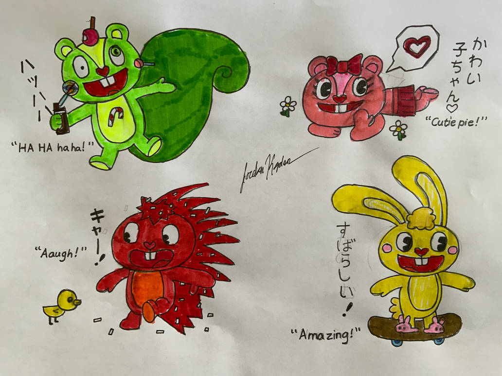 HTF Doodle Sketch by KaplanBoys214 on DeviantArt
