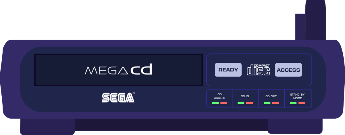 Htf Mega HTF-Themed Sega Mega CD Model 1 by KaplanBoys214 on DeviantArt