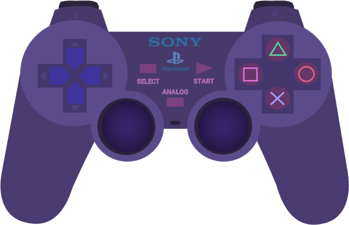 HTF-Themed PS DualShock 1 and 2 Controller by KaplanBoys214 on DeviantArt