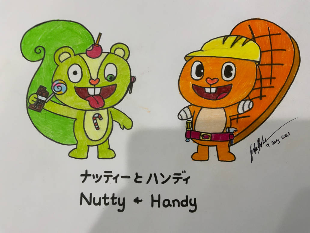 Nutty and Handy by KaplanBoys214 on DeviantArt