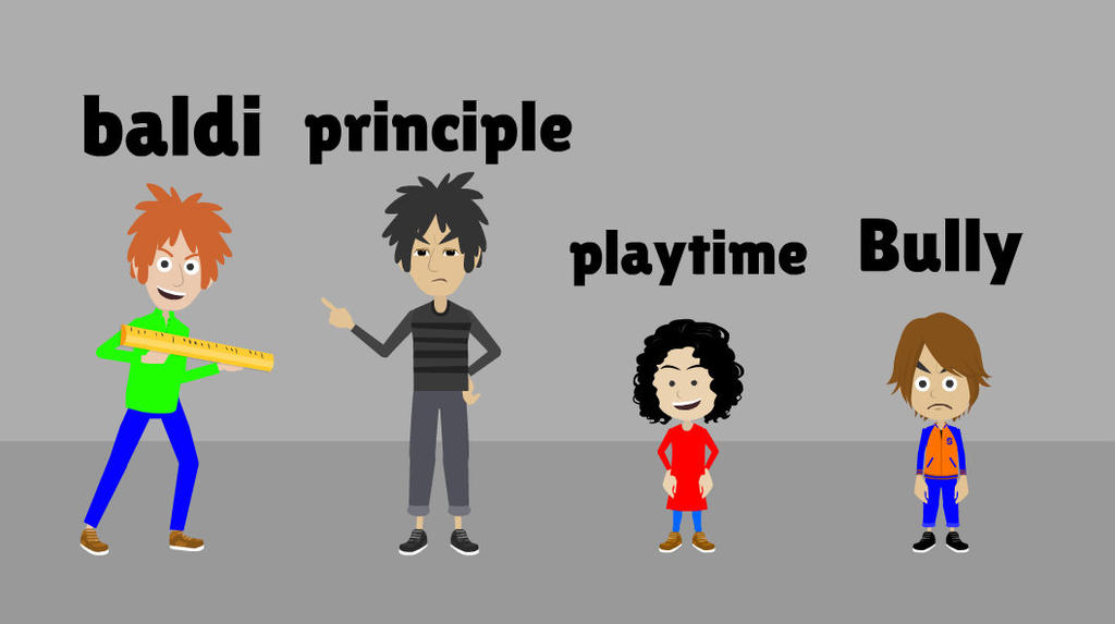 Baldi's Basics Characters by Kiroma337 on DeviantArt