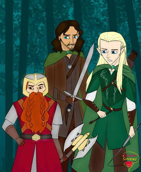 LOTR: 3 Hunters 