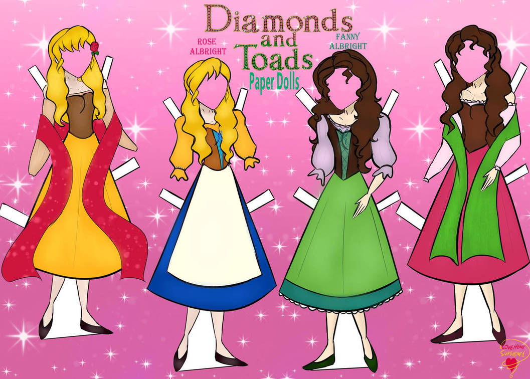 DAT Paper Dolls Rose and Fanny n2 by Loveheartsunshine1 on DeviantArt