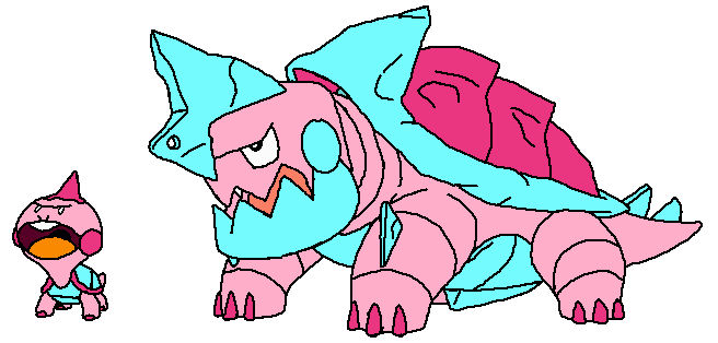 Kai's Chewtle Evolution Line Forms by tallestpinkoftiktok on DeviantArt