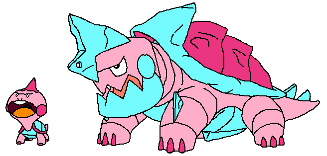 Kai's Chewtle Evolution Line Forms by tallestpinkoftiktok on DeviantArt