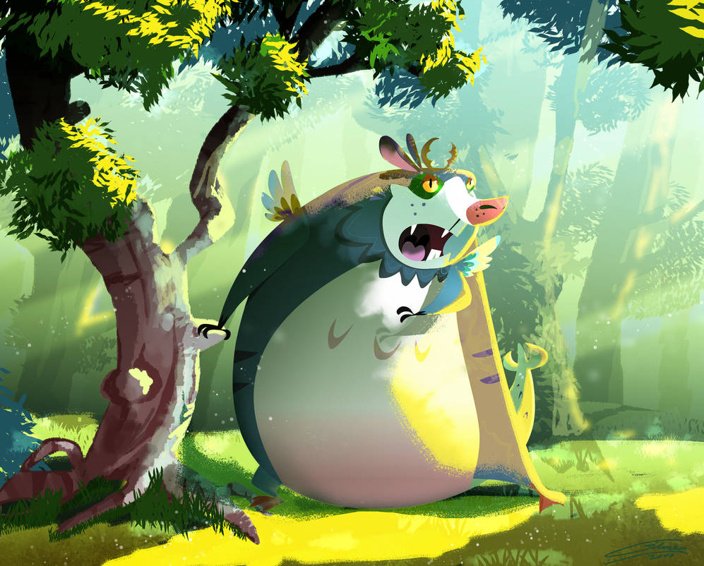 Wolpertinger in the Woods by Gilmec