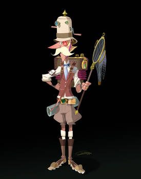 Steampunk Explorer Character Design