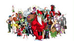 Santa and the bunch by Gilmec