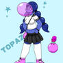 Topaz the bubbblegum girl(alt version) 