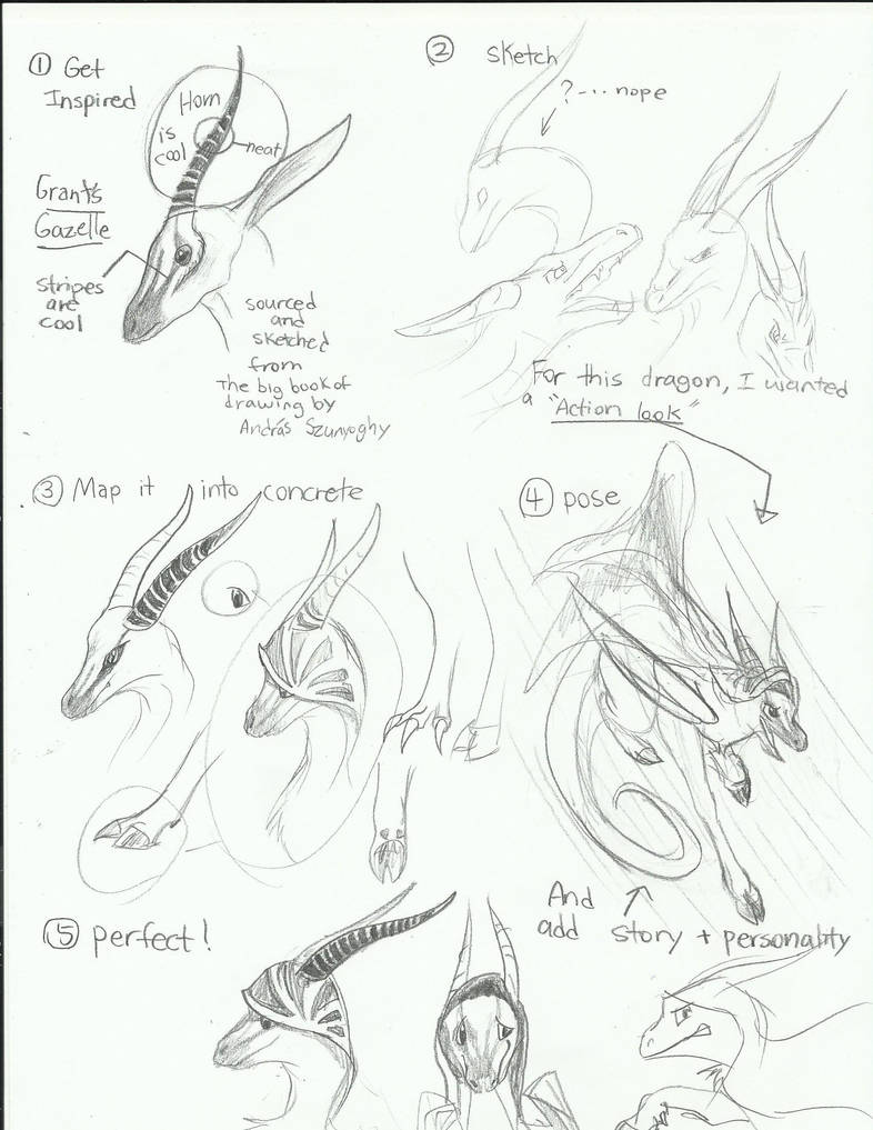 Creating A Dragon How to create a unique dragon by BettaWyvern on DeviantArt