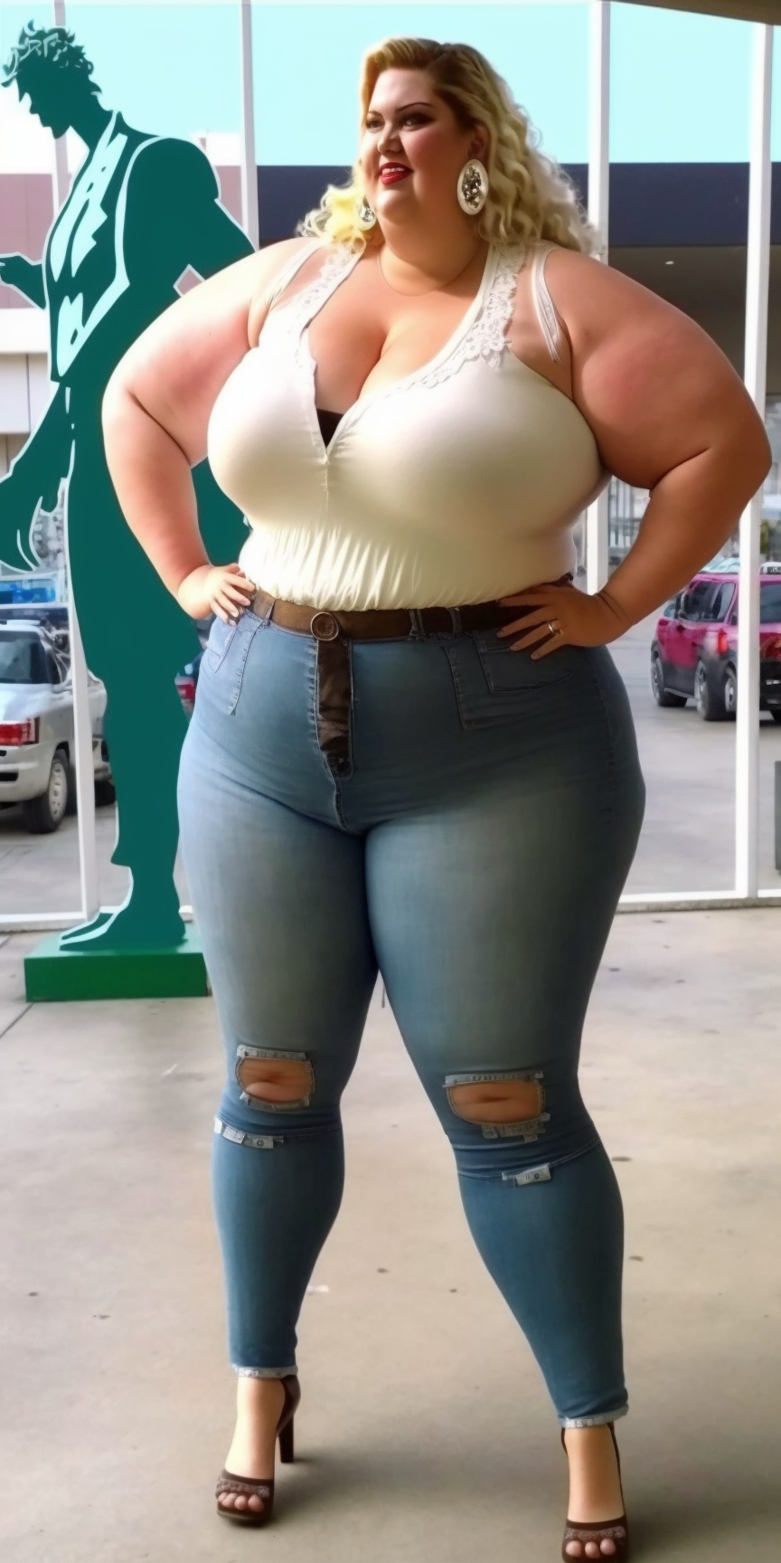 Confident Amazon BBW by Nemo3313AI on DeviantArt