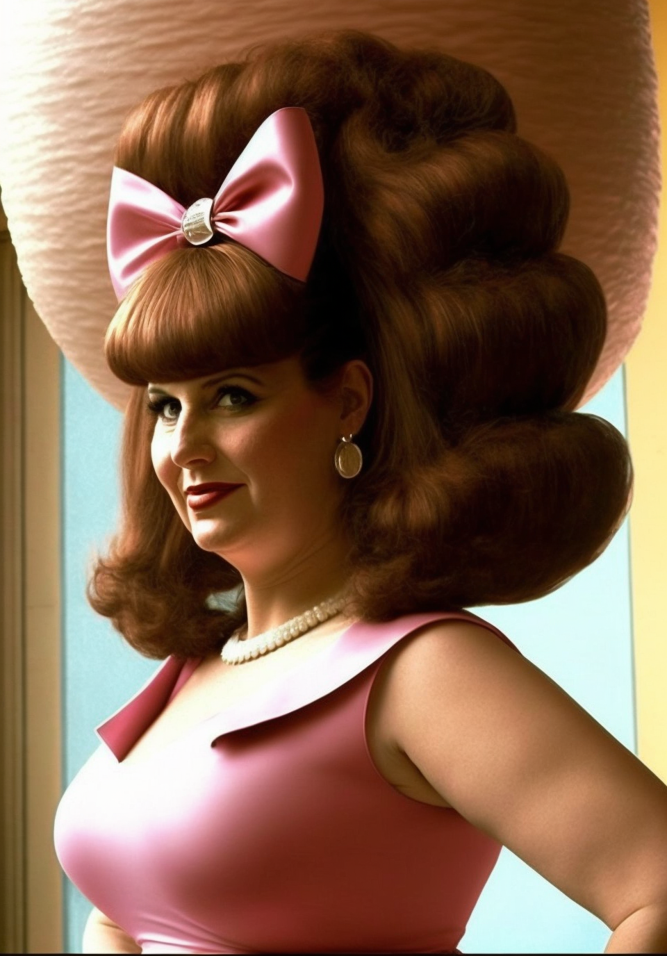 Brunette Bouffant Beauty by Nemo3313AI on DeviantArt