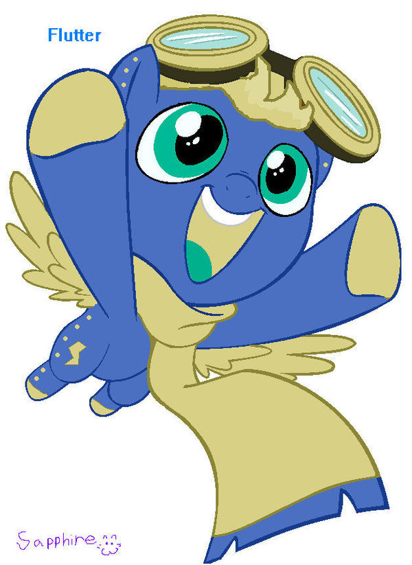 Flutter flying by Sapphirepony on DeviantArt