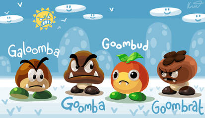 Fanart: The 4 Goombs of Mario Maker