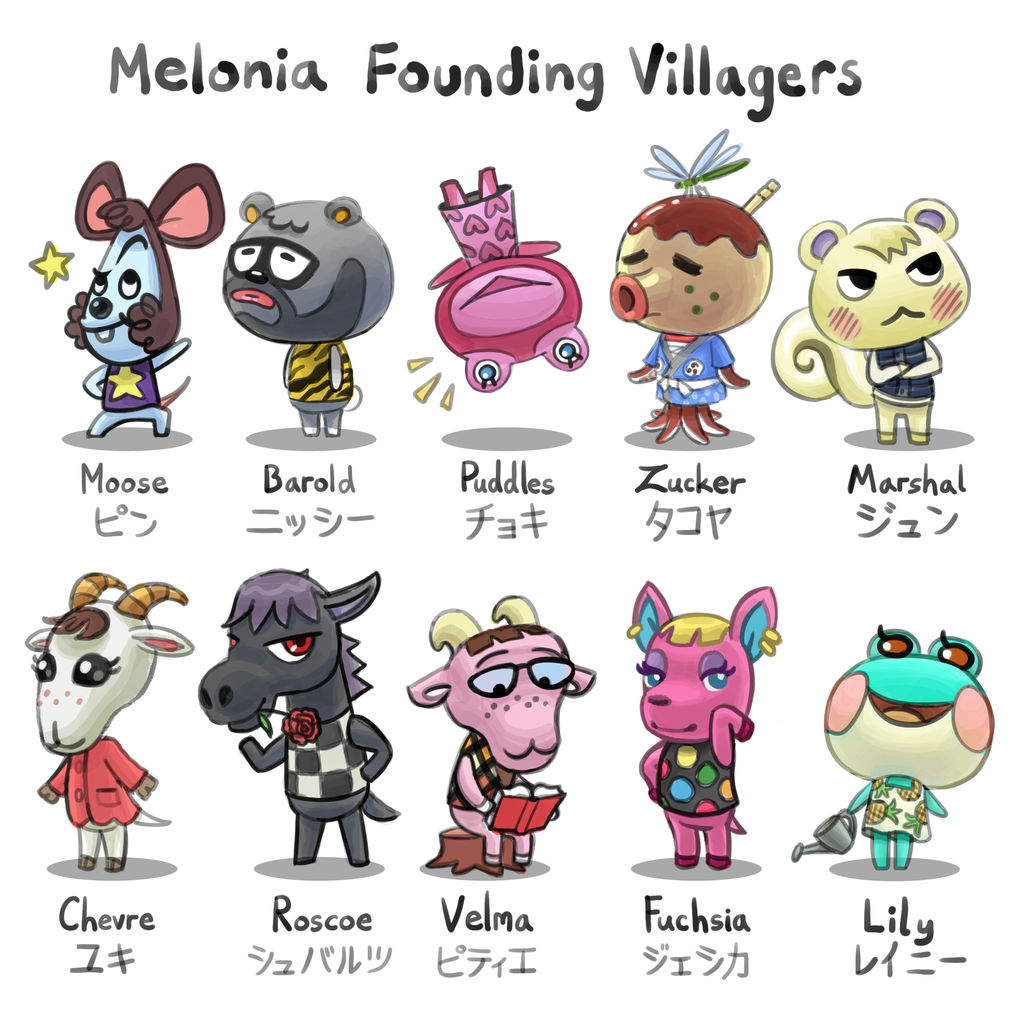 My New Horizons Animals (Updated) by kittyninjafish on DeviantArt My New Horizons Animals (Updated) by kittyninjafish on DeviantArt
