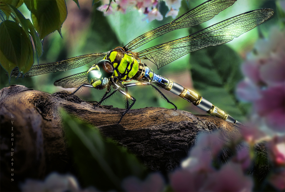 CyborgDragonfly by IgnisFatuusII