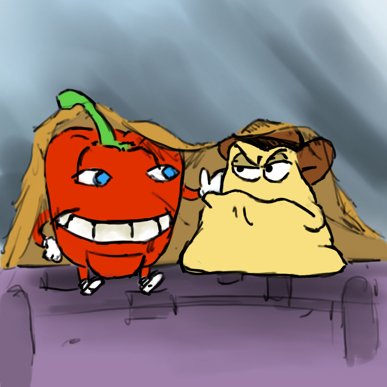 Pepperman Request|Pizza Tower Pepperman and Vigilante by Ceguniu on DeviantArt