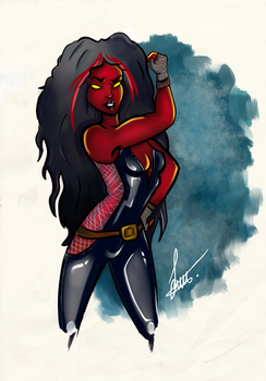 Fanart of Red She-Hulk