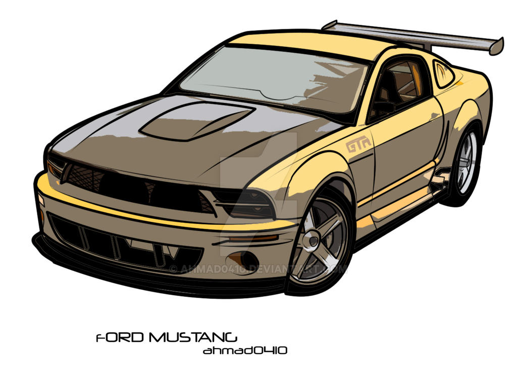 Ford Mustang Vector Art 2