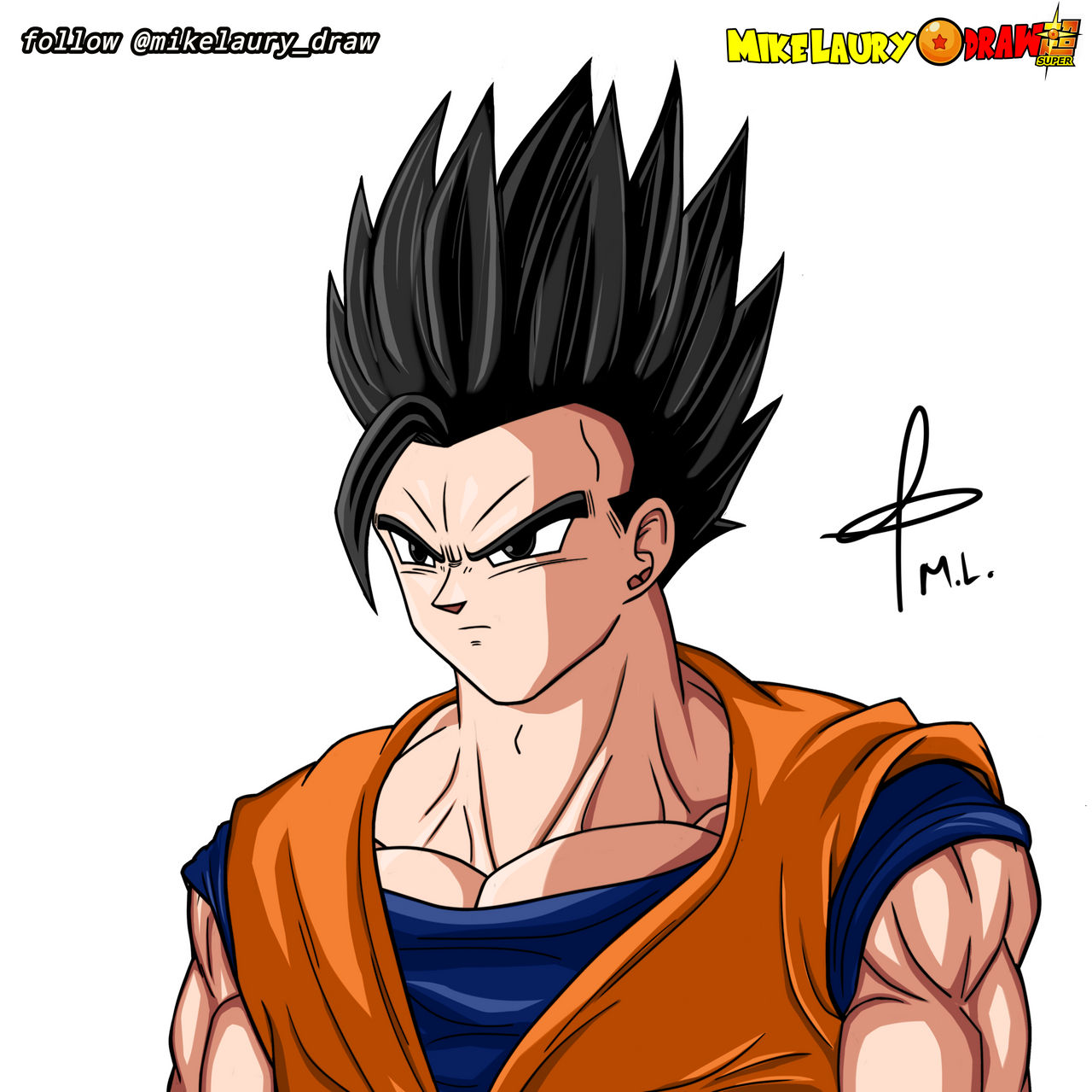 Ultimate gohan fanart by mikelaurydraw on DeviantArt