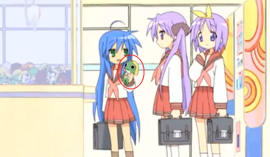 keroro gunso in lucky star