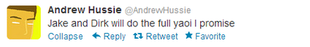 Andrew Hussie twitter post