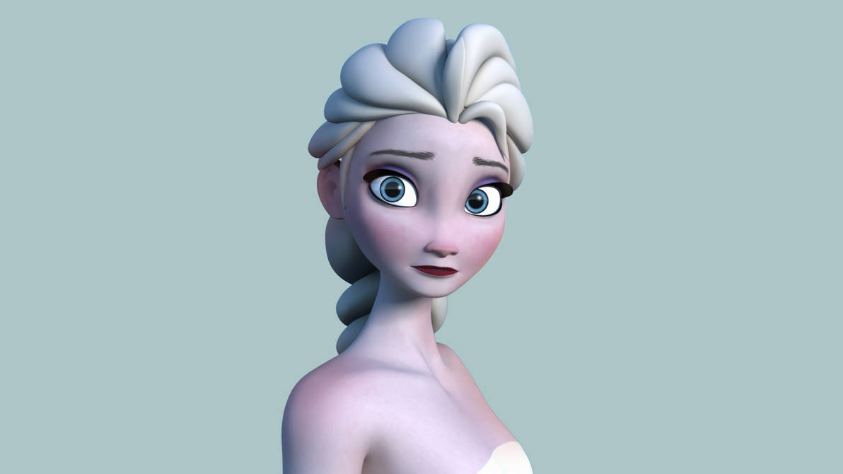  Frozen  Elsa  3d Model  by MyVoltex21 on DeviantArt